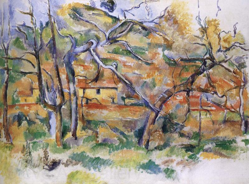 Paul Cezanne and tree house Germany oil painting art